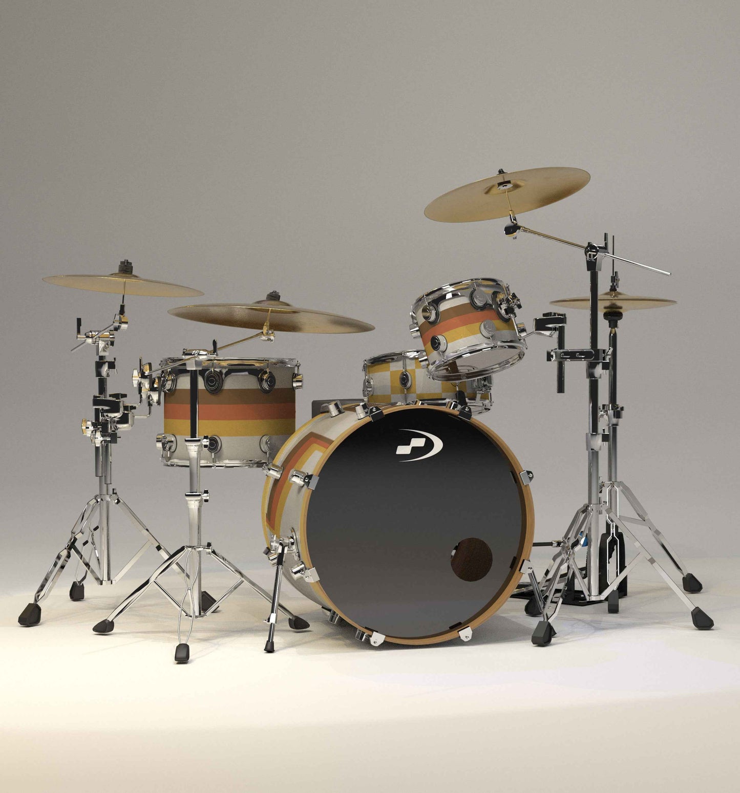 SURF ORANGE Drum Wrap – Dare Decals