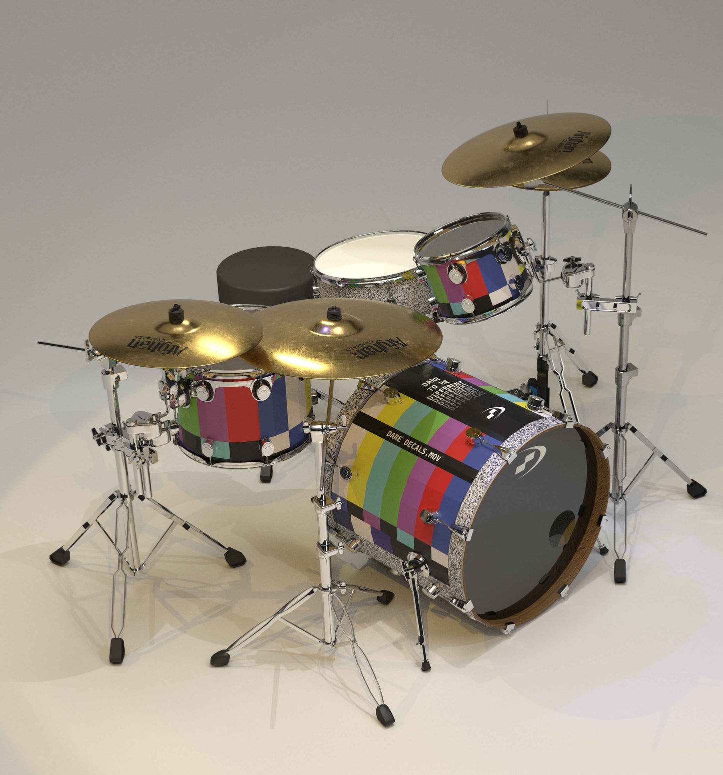 ANALOG Drum Wrap – Dare Decals