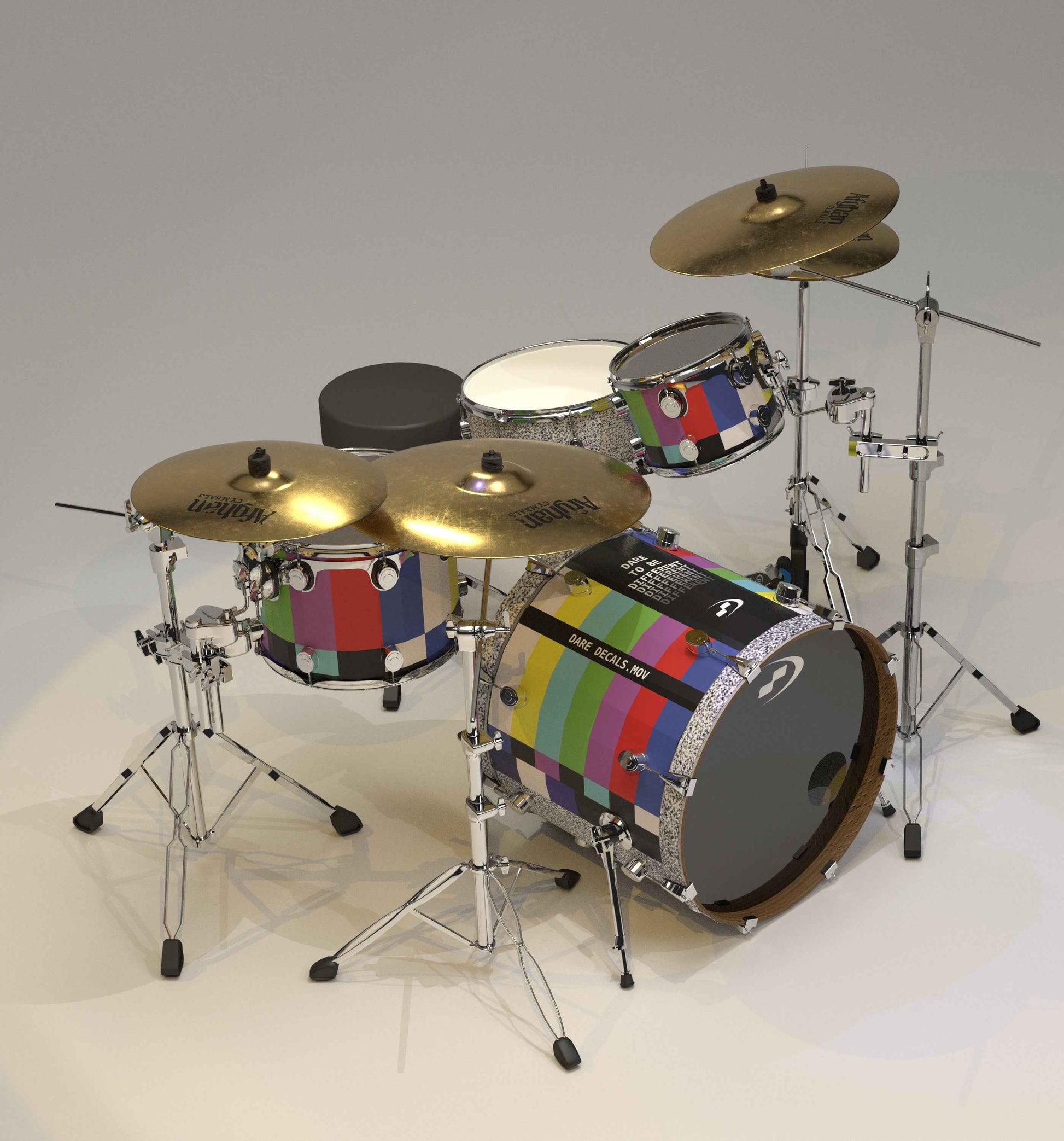 ANALOG Drum Wrap – Dare Decals