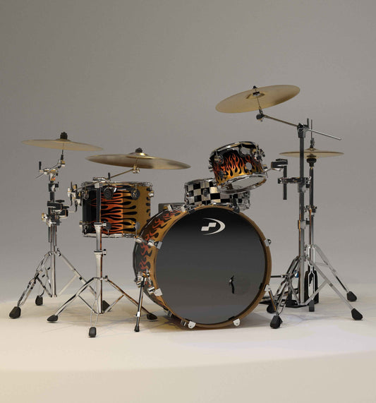 GARAGE V2 CHROME Drum Wrap – Dare Decals