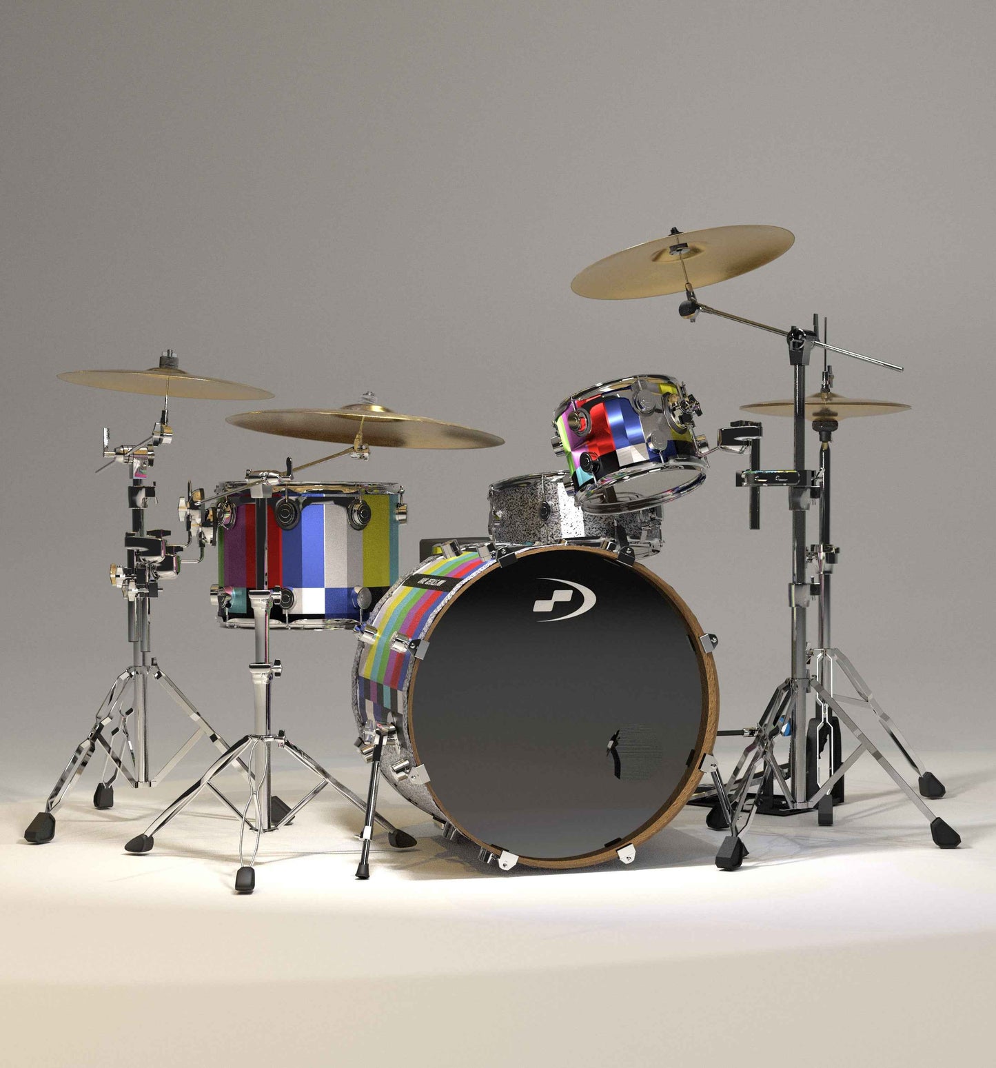 ANALOG CHROME Drum Wrap – Dare Decals