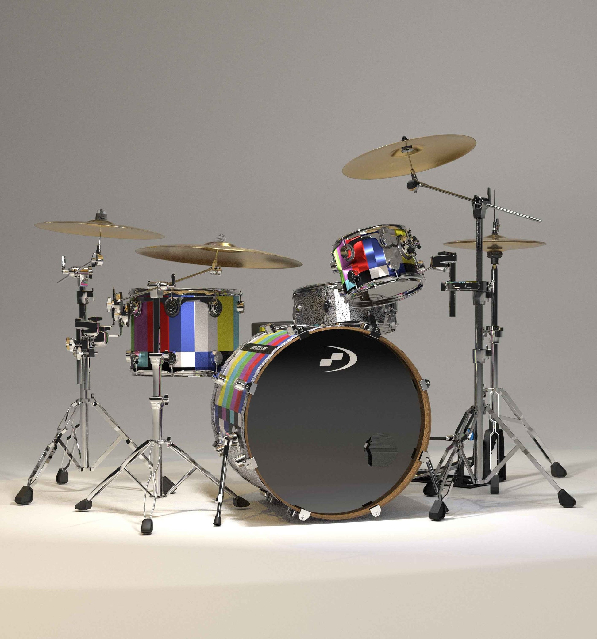 ANALOG CHROME Drum Wrap – Dare Decals