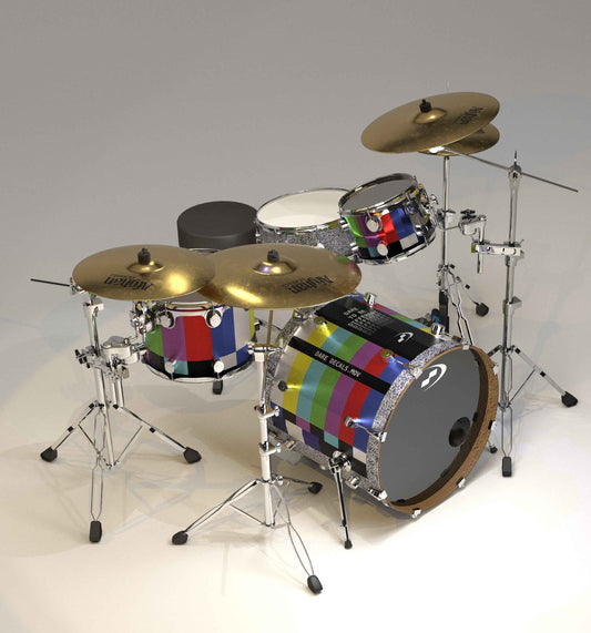 ANALOG CHROME Drum Wrap – Dare Decals