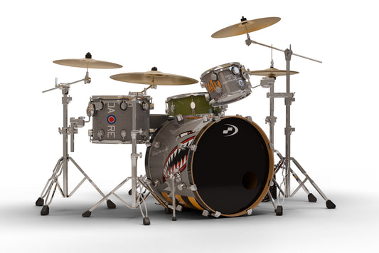 SPITFIRE Grey Full Drum Wrap